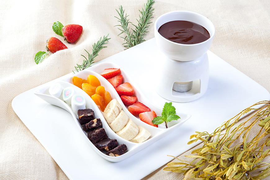 Chocolate fondue Picture Credit The Chocolate Factory Pattaya